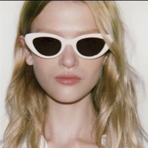 Zara White Sunglasses